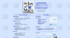 Desktop Screenshot of joyofmacs.com